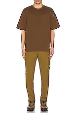 The North Face X Project U Dotknit T-shirt in Sepia Brown, view 5, click to view large image.