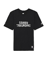 The North Face Soukuu Hike Technical Graphic Tee in Tnf Black, view 1, click to view large image.