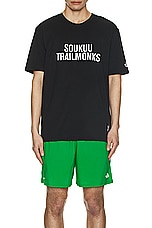 The North Face Soukuu Hike Technical Graphic Tee in Tnf Black, view 4, click to view large image.