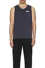 The North Face Soukuu Trail Run Tank Top in Periscope Grey, view 4, click to view large image.