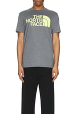 The North Face Short Sleeve Half Dome Tee in Tnf Medium Grey Heather, view 3, click to view large image.
