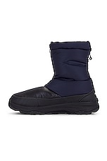 The North Face X Project U Down Bootie in Aviator Navy & Tnf Black, view 5, click to view large image.