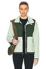 The North Face Denali Jacket in Misty Sage & Pine Needle, view 1, click to view large image.