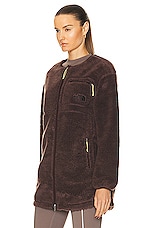 The North Face Extreme Pile Coat in Coal Brown, view 4, click to view large image.