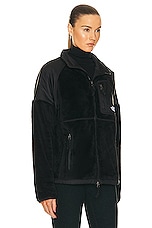 The North Face Versa Velour Jacket in Tnf Black, view 2, click to view large image.
