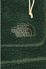 The North Face Extreme Pile Coat in Pine Needle & New Taupe Green, view 6, click to view large image.