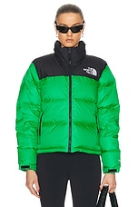 The North Face 1996 Retro Nuptse Jacket in Optic Emerald, view 1, click to view large image.