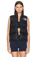 The North Face 1996 Retro Nuptse Vest in Black, view 2, click to view large image.