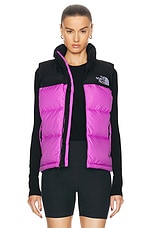The North Face 1996 Retro Nuptse Vest in Violet Crocus, view 2, click to view large image.