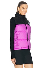 The North Face 1996 Retro Nuptse Vest in Violet Crocus, view 3, click to view large image.