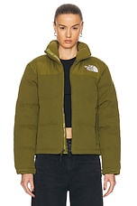 The North Face 92 Nuptse Jacket in Forest Olive, view 1, click to view large image.