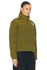 The North Face 92 Nuptse Jacket in Forest Olive, view 3, click to view large image.
