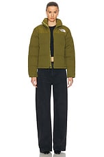 The North Face 92 Nuptse Jacket in Forest Olive, view 6, click to view large image.