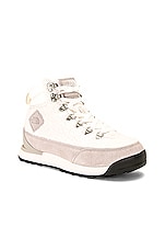The North Face Back To Berkeley Iv High Pile Boot in Gardenia White & Silver Grey, view 2, click to view large image.