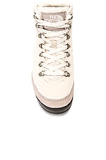 The North Face Back To Berkeley Iv High Pile Boot in Gardenia White & Silver Grey, view 4, click to view large image.