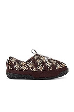 The North Face Nuptse Mule in Coal Brown Tnf Monogram Print & Coal Brown, view 1, click to view large image.