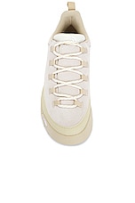 The North Face Glenclyffe Urban Low Sneaker in White Dune & Gravel, view 4, click to view large image.