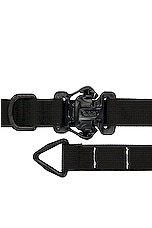 TAKAHIROMIYASHITA The Soloist Tactical Buckle Belt in Black, view 2, click to view large image.