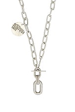 TAKAHIROMIYASHITA The Soloist Gradation Ball Chain Necklace 2 in Silver, view 2, click to view large image.