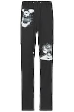 TAKAHIROMIYASHITA The Soloist Side Tape Front Pant in Black, view 1, click to view large image.