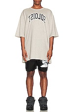 TAKAHIROMIYASHITA The Soloist Oversized Pocket Tee in Grey, view 4, click to view large image.