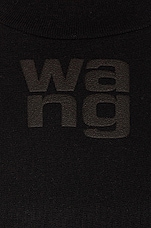 Alexander Wang Puff Paint Foundation Sweatshirt in Black, view 5, click to view large image.