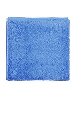Tekla Solid Bath Towel in Clear Blue, view 2, click to view large image.