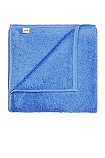 Tekla Solid Bath Towel in Clear Blue, view 3, click to view large image.