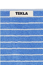 Tekla Hand Towel in Clear Blue, view 4, click to view large image.