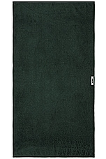 Tekla Solid Bath Towel in Forest Green, view 1, click to view large image.
