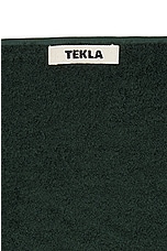 Tekla Solid Bath Towel in Forest Green, view 4, click to view large image.