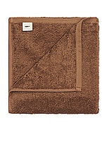 Tekla Hand Towel in Kodiak Brown, view 3, click to view large image.