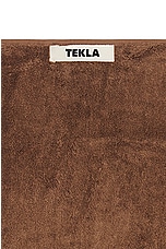 Tekla Solid Bath Towel in Kodiak Brown, view 4, click to view large image.