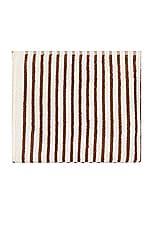Tekla Stripe Hand Towel in Kodiak Stripes, view 2, click to view large image.