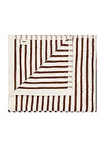 Tekla Stripe Hand Towel in Kodiak Stripes, view 3, click to view large image.