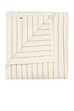 Tekla Stripe Hand Towel in Sienna Stripes, view 3, click to view large image.