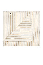 Tekla Bath Towel in Sienna Stripe, view 3, click to view large image.