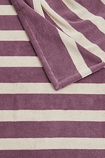 Tekla Beach Towel in Port Stripes, view 3, click to view large image.