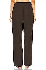 Tekla Solid Pant in Coffee, view 3, click to view large image.