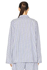 Tekla Long Sleeve Stripe Shirt in Skagen Stripes, view 3, click to view large image.