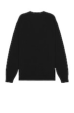 The Row Hamish Cardigan in Black, view 2, click to view large image.