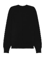The Row Benji Sweater in Black, view 2, click to view large image.