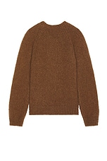 The Row Bruno Sweater in Tobacco, view 2, click to view large image.