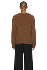 The Row Bruno Sweater in Tobacco, view 5, click to view large image.