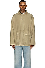 The Row Frank Jacket in Beige, view 4, click to view large image.