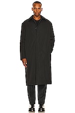 The Row Jang Coat in Black, view 3, click to view large image.