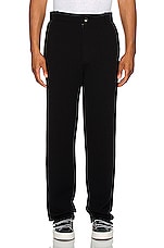 The Row Konicek Pant in Black, view 3, click to view large image.