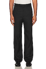 The Row Baird Pant in Anthracite, view 3, click to view large image.
