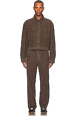 The Row Rosco Pant in Taupe, view 6, click to view large image.