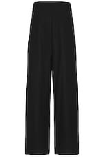 The Row Berto Pant in Black, view 2, click to view large image.